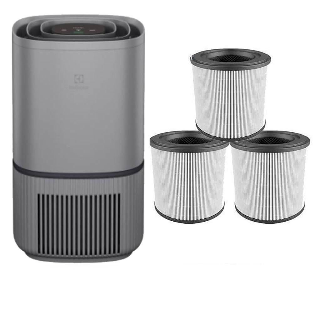 【Electrolux 伊萊克斯】EP32-27UGA 極適家居300 抗敏空氣清淨機 (沉穩灰)(3年免耗材-原廠濾網/機器內含濾網x1)