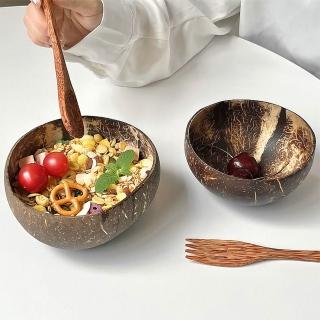 INS同款椰子碗 (純天然材質 沙拉碗 燕麥碗 甜品優格燕麥碗)