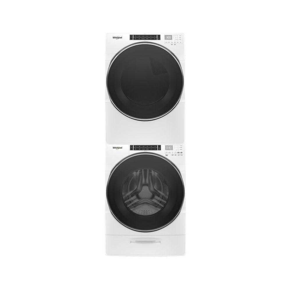 【Whirlpool 惠而浦】8TWFW8620HW 17公斤洗衣機 + 8TWGD8620HW 16公斤乾衣機 天然瓦斯 超值組合