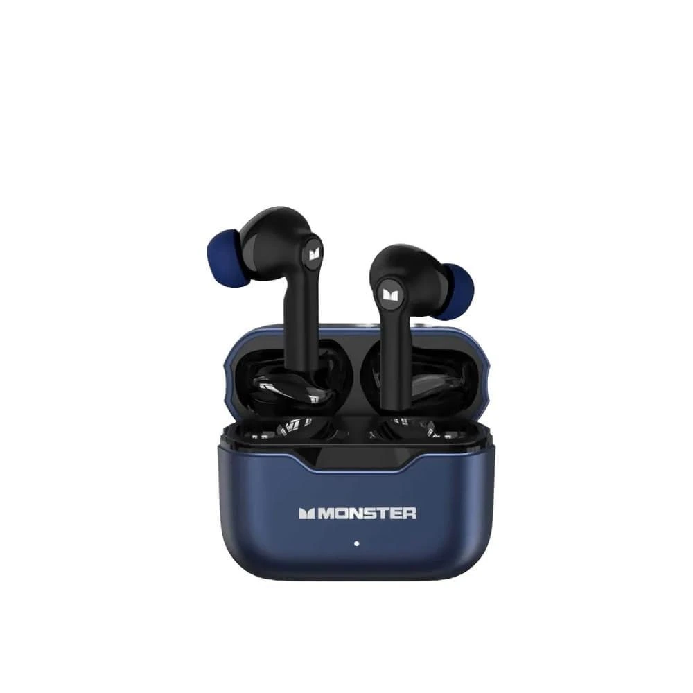 【MONSTER 魔聲】MON-XKT02-BL 經典真無線藍牙耳機 藍牙5.3 金屬動圈 MON-XKT02