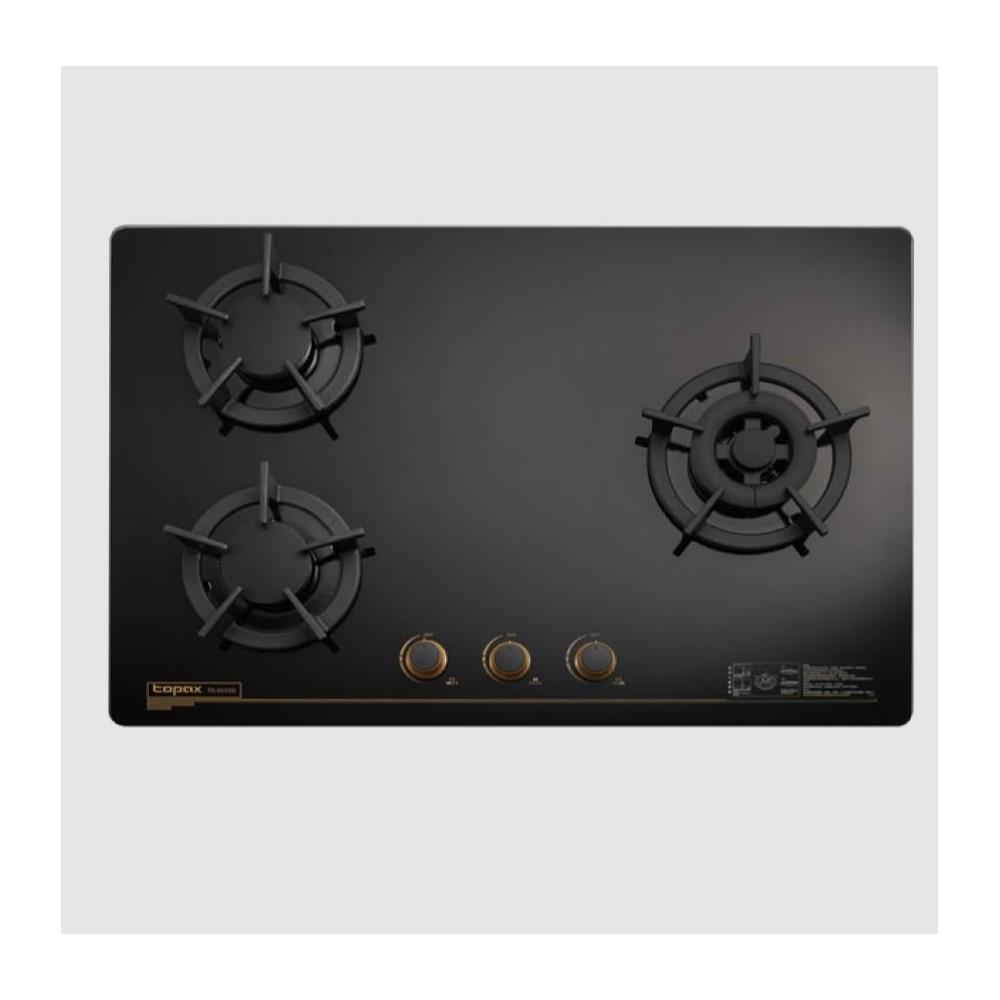 【莊頭北】TG-8533G 保潔三口玻璃檯面爐 零秒點火 雙環火焰高熱效率 各項安全裝置設計 能源效率二級