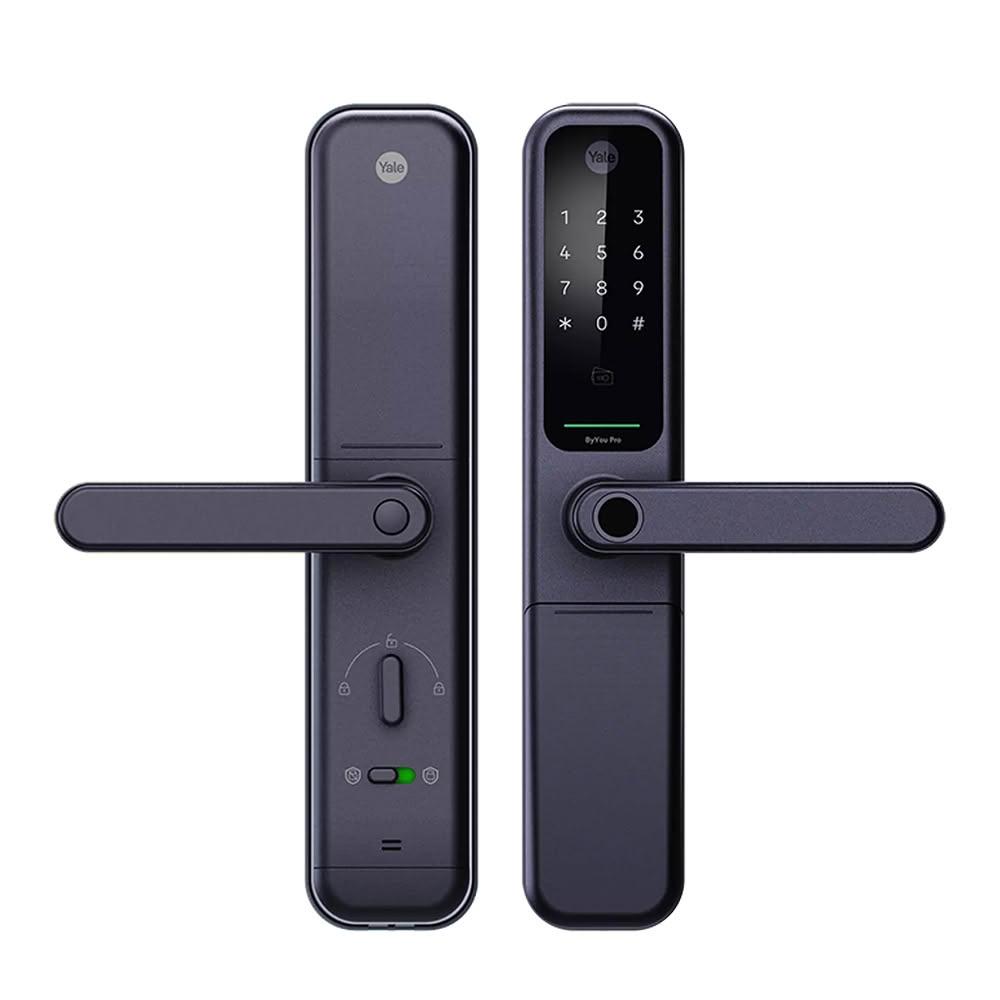【Yale 耶魯】ByYou Pro 指紋/卡片/密碼/鑰匙/藍芽/Wifi 電子鎖(原廠公司貨/基本安裝)
