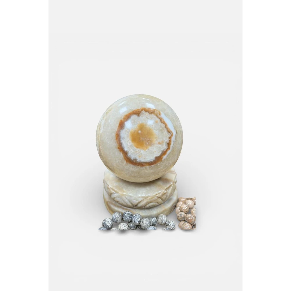 202601龍宮舍利 招財球 S1000S 天然礦石 雕件 龍宮舍利 擺件