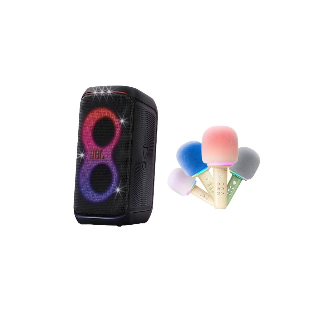 JBL Partybox Club 120 便攜式派對藍牙音響+MUZEN貓王 棒棒糖 X1 一體K歌無線麥克風