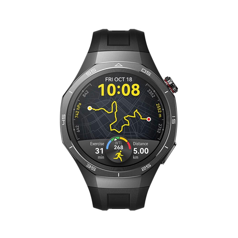 Huawei華為 Watch GT 6 Pro 鈦空銀版，具備心率偵測、游泳防水、內建音樂播放、藍芽通話及社群訊息功能，適合路跑、室內運動與游泳使用。支援iOS與Android系統，螢幕尺寸小於2吋，待機時間達8-30天，尺寸為45.6 x 45.6 x 11.25 mm，重量約54.7g，內容物依原廠出貨為主，並具備NCC認證碼CCAK25LP1790T7。