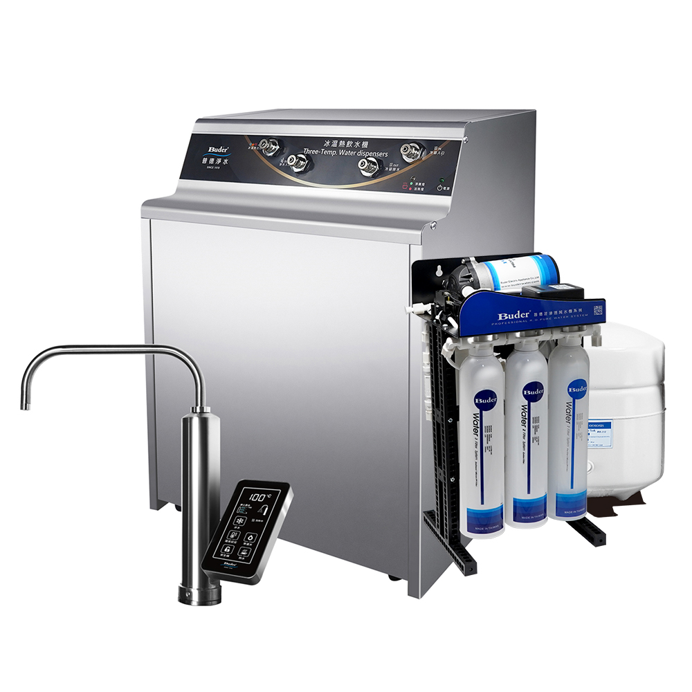 【Buder 普德】BD-3001NI5 觸控式冰溫熱廚下加熱器 搭配 RO-2604 五道RO純水機