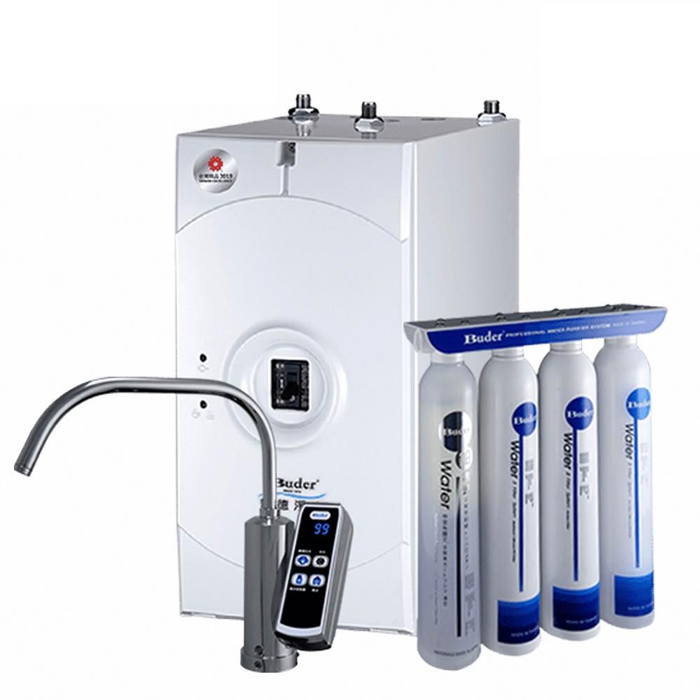 【Buder 普德】BD-3004NI 廚下型冷熱觸控飲水機 搭配 DC-1604 四道生飲淨水器