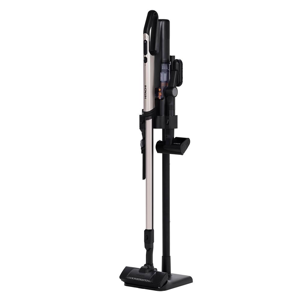 日立 HITACHI PVXH4P 手持吸塵器，輕巧1-2kg重量，適合居家清潔！具5001-10000Pa強力吸力，LED燈照明、一鍵啟動、免集塵袋設計，集塵盒可水洗方便維護。配件含縫隙吸頭及HEPA濾網，執行時間達41-60分鐘，110V電壓適用臺灣。1年保固，高效除塵神器，提升清潔效率！