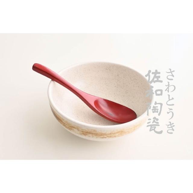 佐和陶瓷餐具批發+【朱色漆器湯匙-日本製XL1407811A】餐廳餐具家用送禮