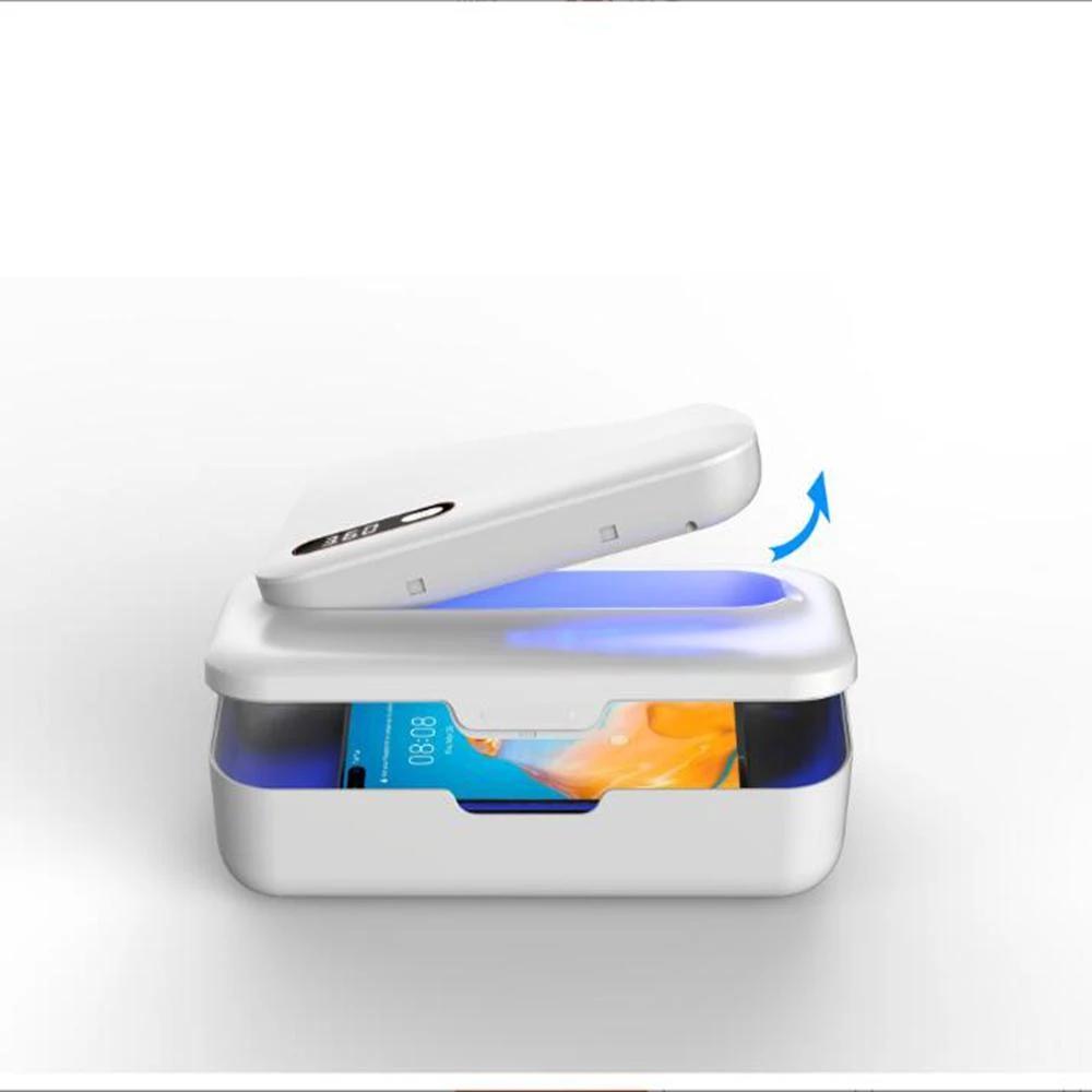 源森家居 智能紫外線消毒盒 手機口罩消毒盒 消毒器 化妝毛刷消毒盒 無線消毒盒 手表首飾消毒