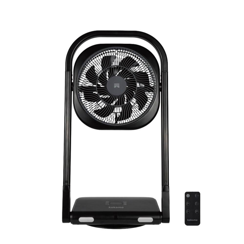 【kokomo】升降摺疊DC充電風扇 KO-S2034 (充電 無線 折疊收納 露營 戶外)