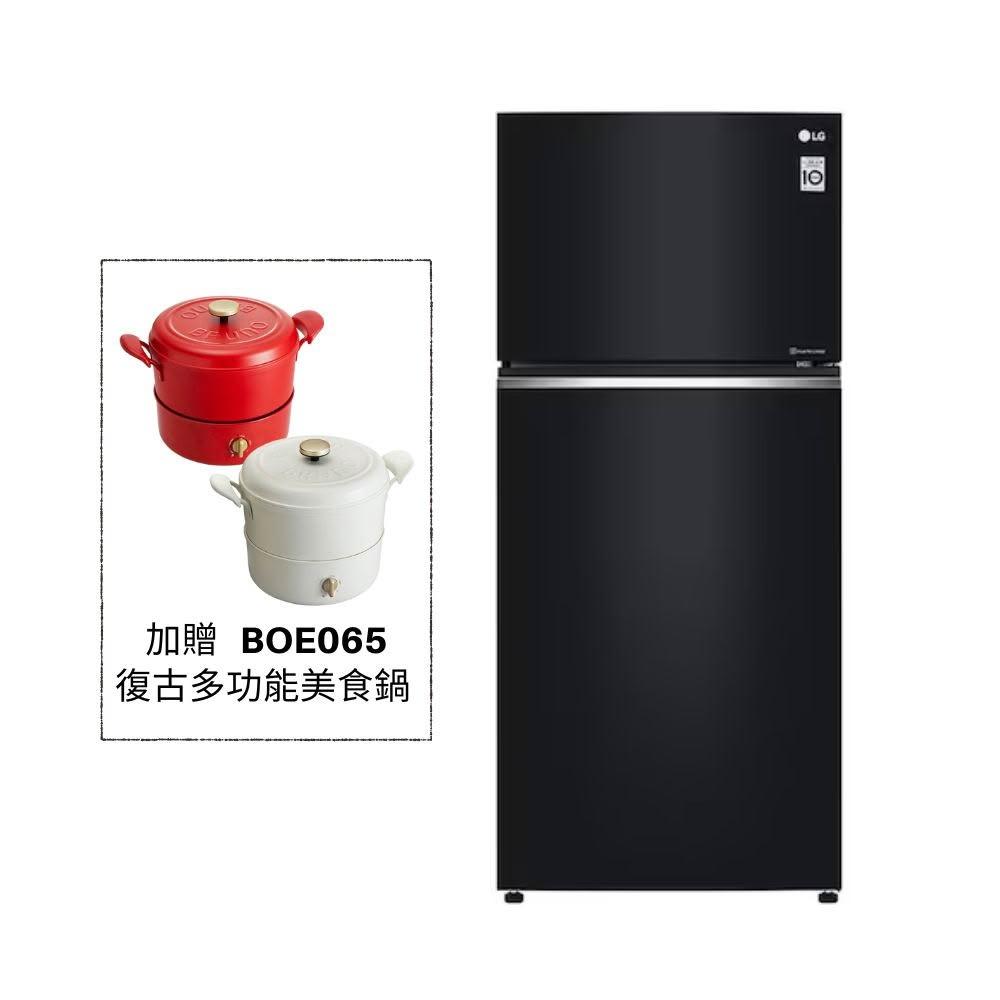 【LG 樂金】【贈好禮】GN-HL567GBN  525公升 一級能效 智慧變頻雙門冰箱 鏡面曜石黑