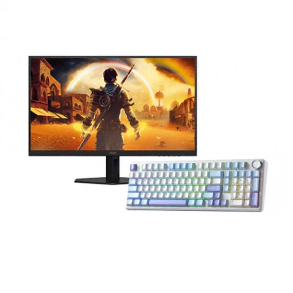 【AOC】【破盤價】【27型】AOC Q27G42HE 電競螢幕+狼蛛 AULA F99pro 星落凝雲(加碼送滑鼠)