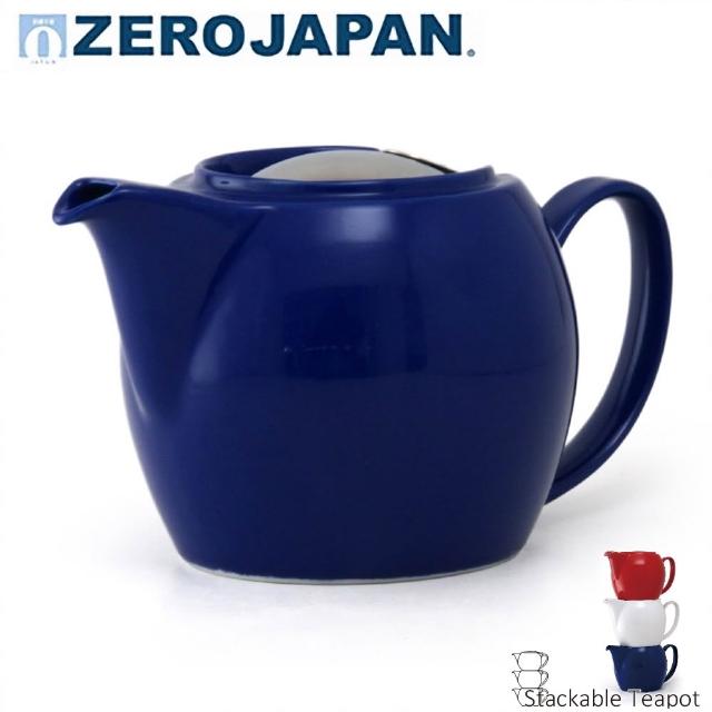 ZERO JAPAN】堆疊壺380cc(藍)｜陶瓷壺｜茶壺｜泡茶壺｜手工陶瓷｜堆疊