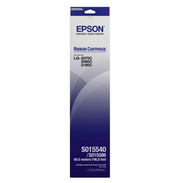 【EPSON】EPSON 原廠色帶S015540 (黑) (LQ-2170C/2080C/2180C/2190C)