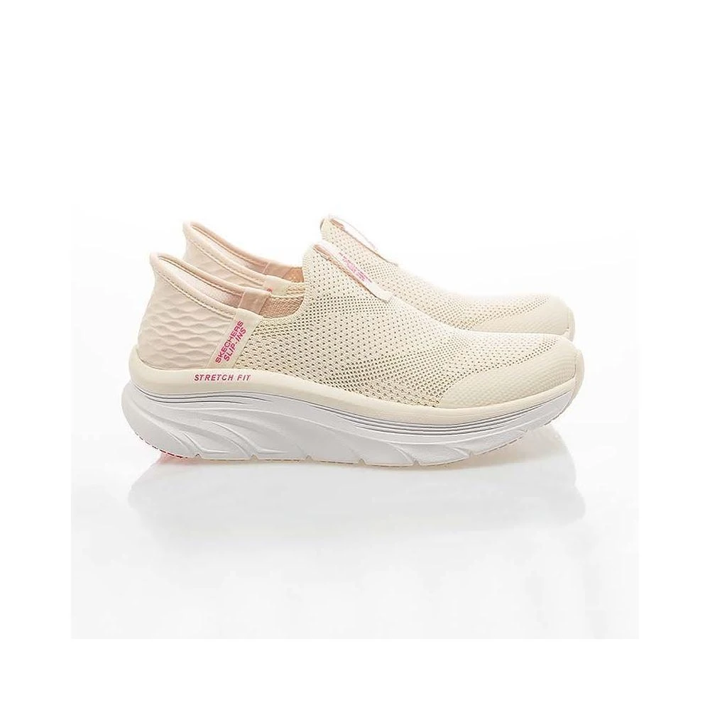 【SKECHERS】DLUX WALKER 瞬穿 套穿鞋 增高鞋 健行鞋 149817NAT