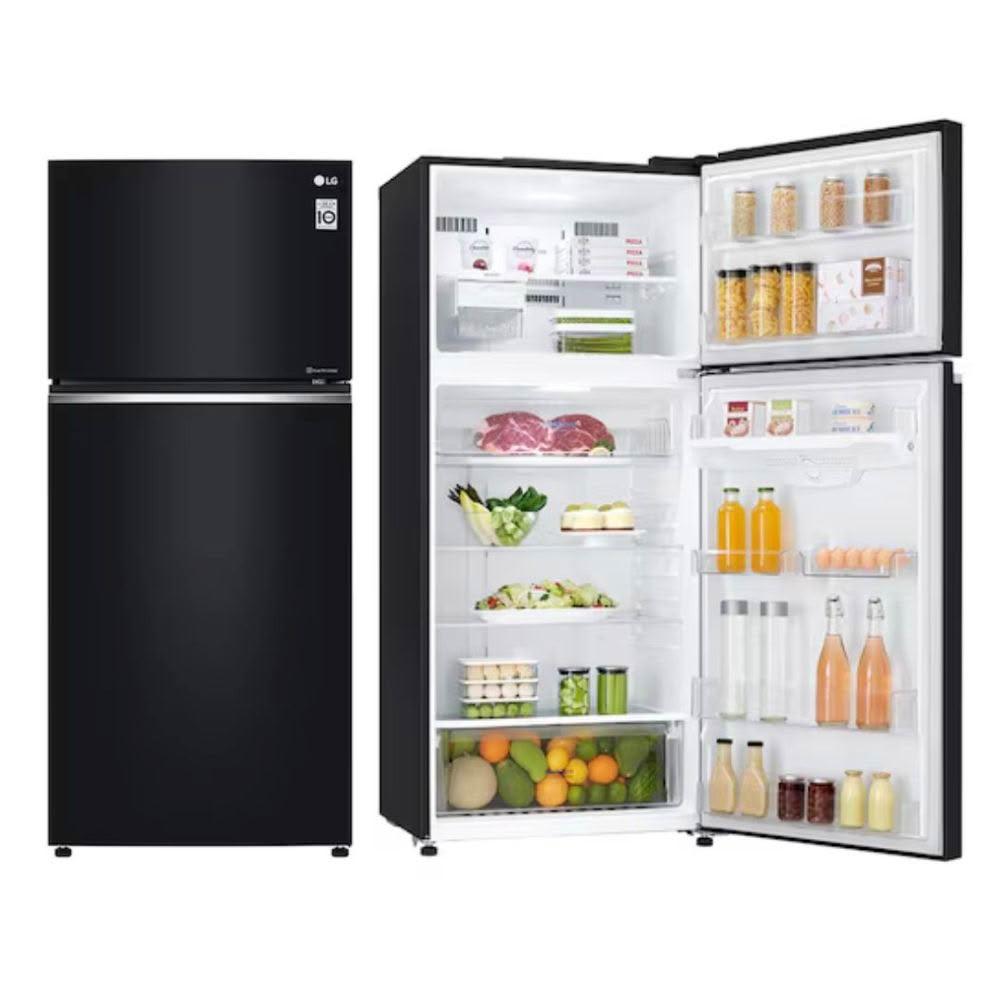 【LG 樂金】GN-HL567GBN  525公升 一級能效 智慧變頻雙門冰箱 鏡面曜石黑