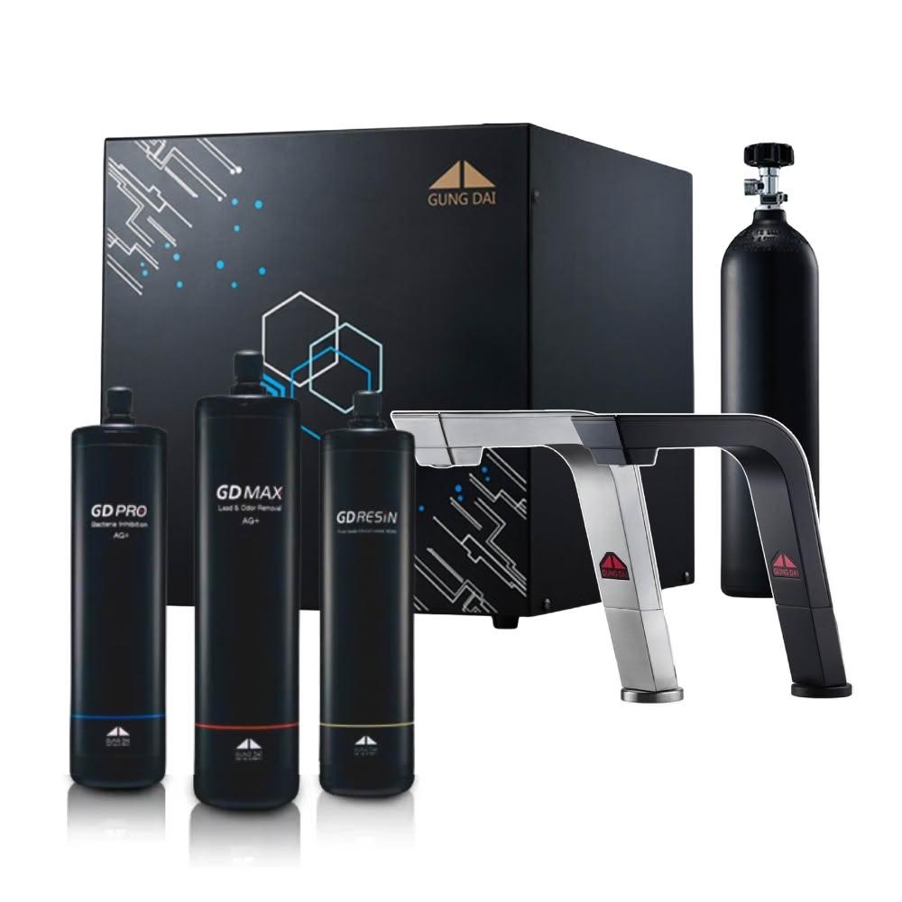 【GUNG DAI 宮黛】GDSODA 新廚下全功能智慧氣泡水飲水機 (搭配 RO-600直出RO淨水器) 贈全台安裝服務
