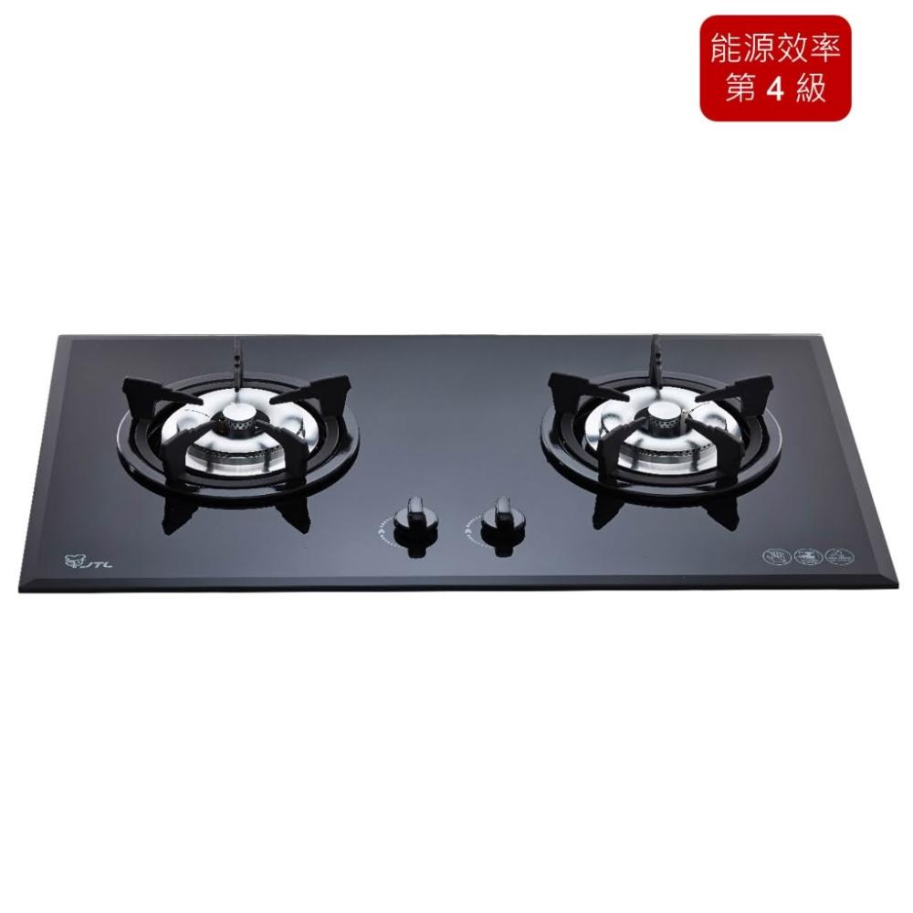 【喜特麗】JT2009雙口檯面爐 JT-2009A 玻璃 JT-2009S 不鏽鋼材質 高雄瓦斯爐