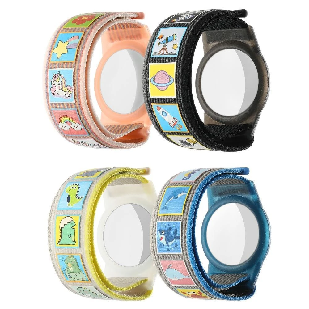 兒童卡通尼龍手腕帶 蘋果 AIRTAG 1 2 保護套 airtag IMOK   