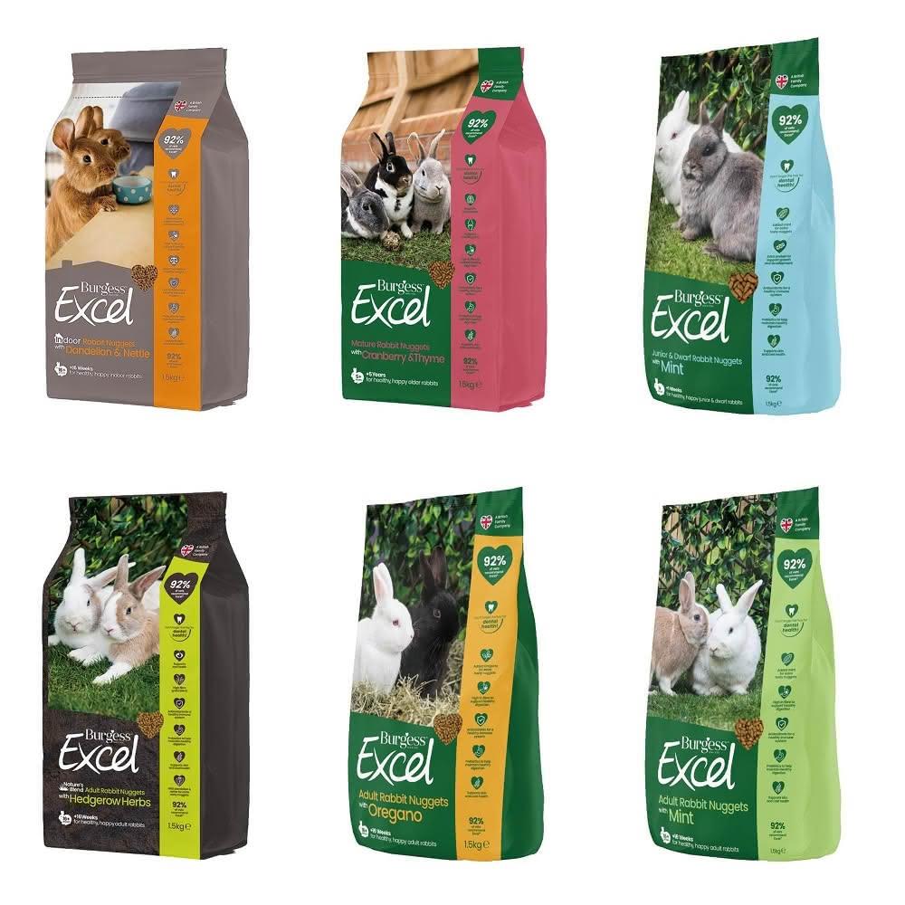【Burgess 伯爵】伯爵 Excel 成兔專用飼料(/幼兔飼料/老兔飼料 兔飼料 伯爵兔飼料)