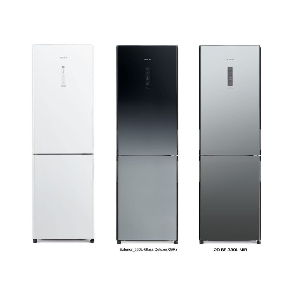 【HITACHI 日立】HITACHI 日立 313公升變頻兩門冰箱 HRBN5366DF / HRBN5366DFL