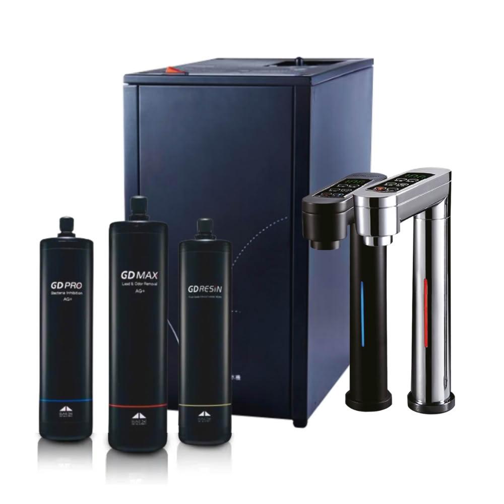 【GUNG DAI 宮黛】GD800 櫥下觸控式冰溫熱三溫飲水機 (搭配 RO600直出RO淨水器) 贈全台安裝服務