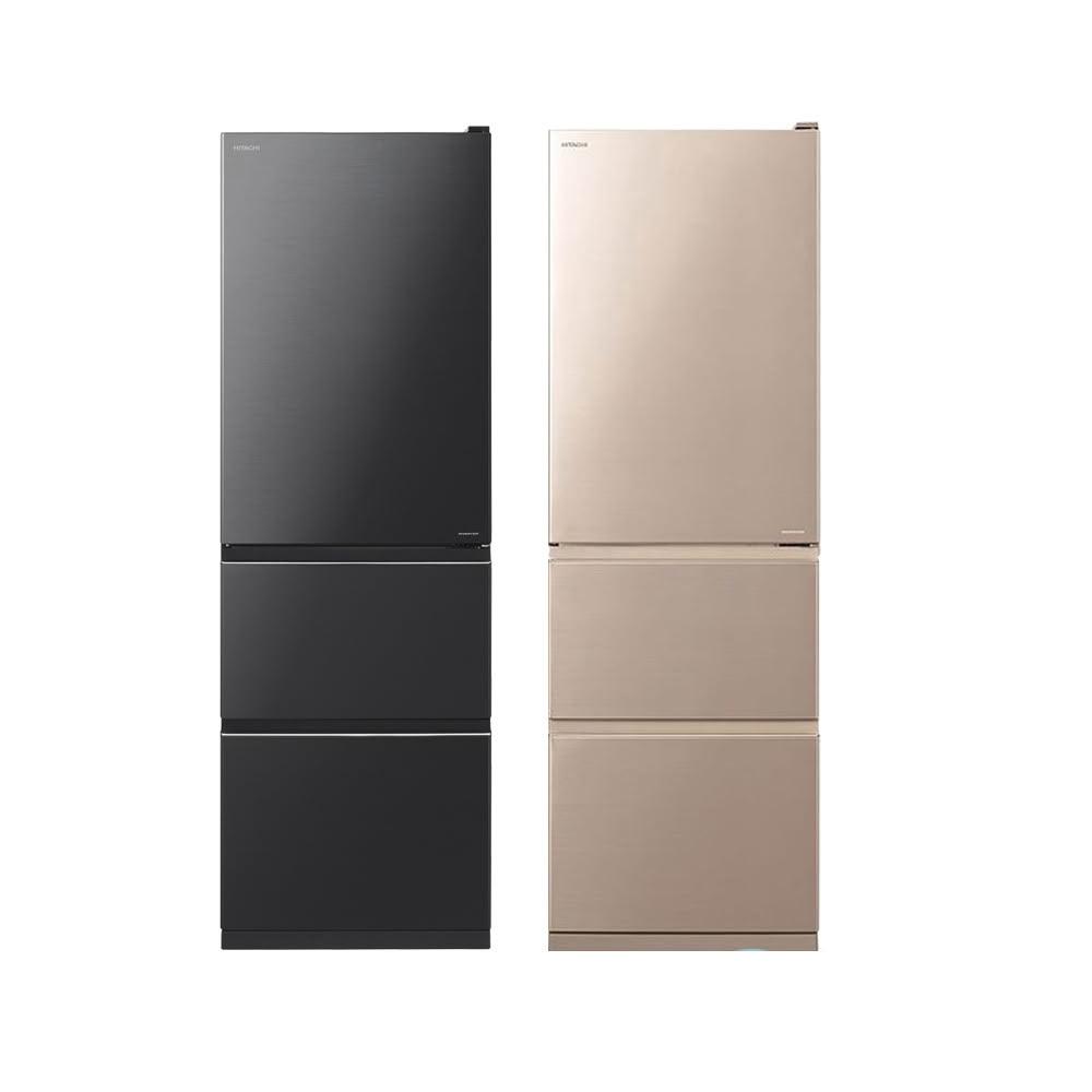 【HITACHI 日立】HITACHI日立 394公升 一級節能變頻三門冰箱 RV41C-BBK/RV41C-CMX