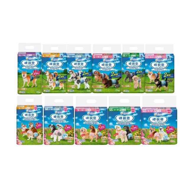 【Unicharm Pet 禮貌帶】女用/男用 消臭大師 嬌聯 禮貌帶 生理帶 尿布 寵物用品 -愛喵樂
