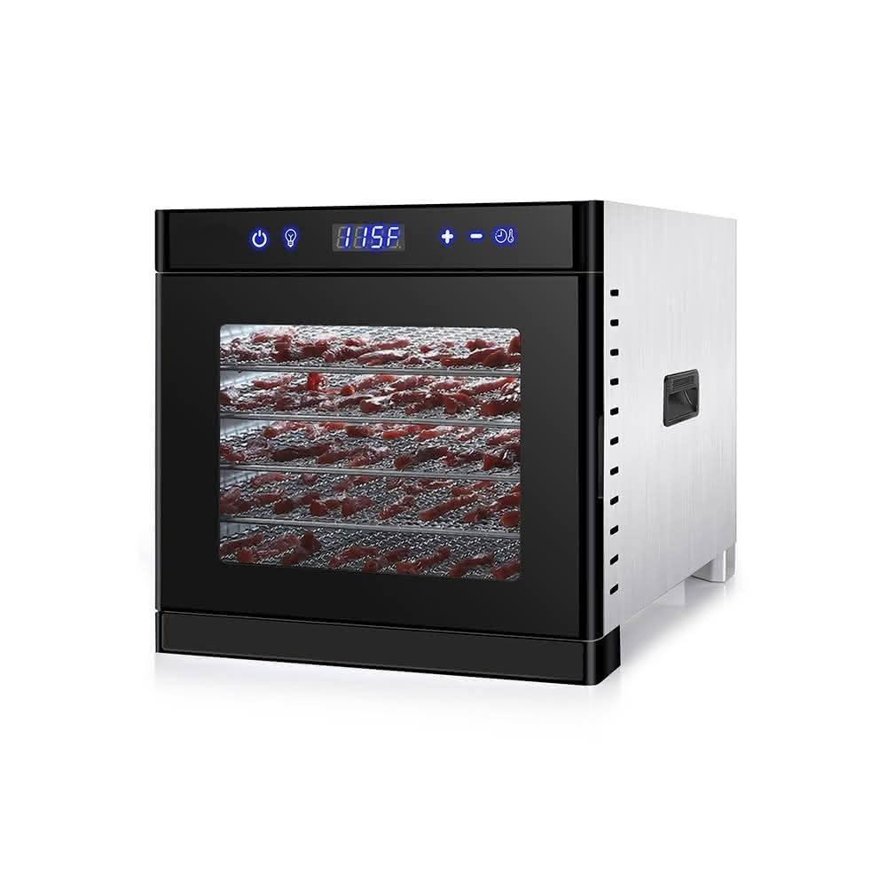 【Felsted 菲仕德】果乾機 乾果機 烘乾機食物 熱風循環 智能定時 水果乾 蔬果乾 香菇幹 8層大容量 透明門 110v