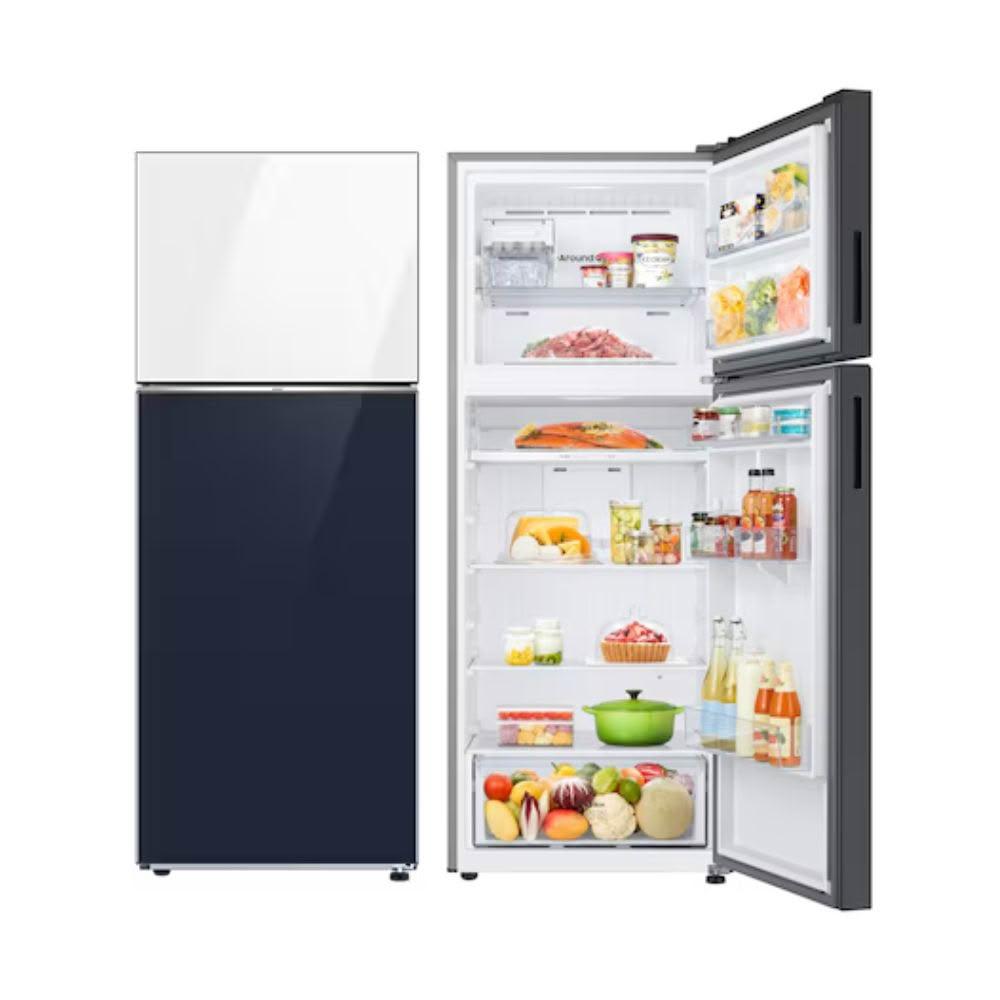 【Samsung 三星】RT47CB662A8ATW  466L  設計品味系列 環繞式氣流雙門冰箱  梔子白+永夜藍