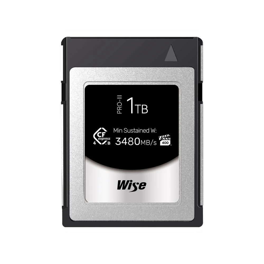 【Wise 裕拓】Wise 1TB CFexpress 4.0 Type B PRO Mk-III 超高速記憶卡 + 讀卡機 套組