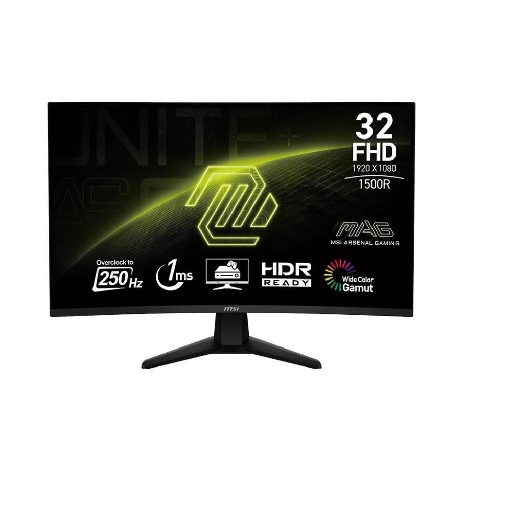 【MSI 微星】MSI 微星 MAG 32C6X 曲面電競螢幕 32吋 250Hz FHD 1ms HDR 電腦螢幕 遊戲螢幕 液晶螢幕