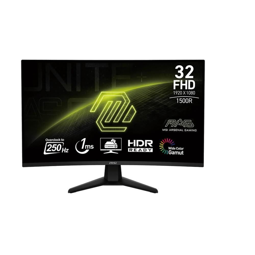 【訳あり品／スタンドなし】MSI MAG 32C6X 曲面 32インチ MSI Monitor de computador MAG 32C6X 80.0 cm 1920 x 1080 (FHD