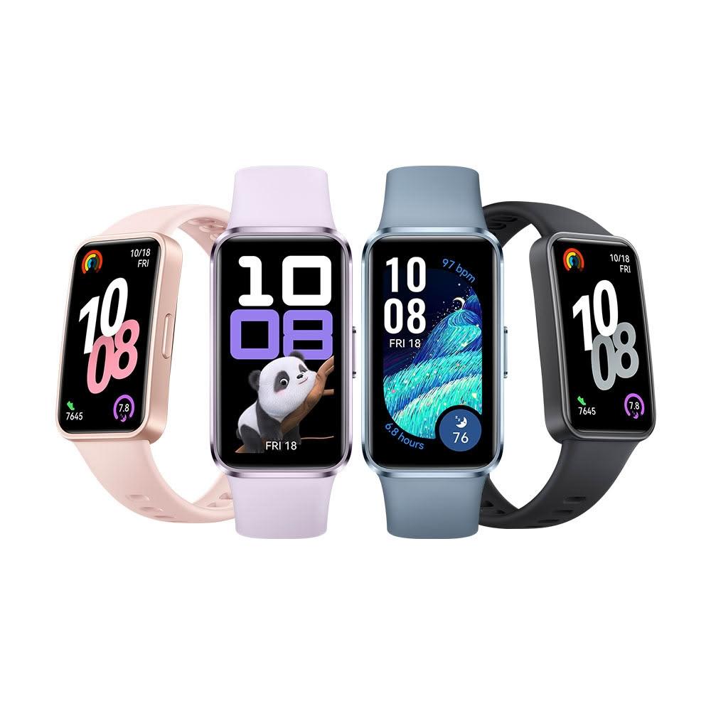  Huawei 華為 Band 10 輕巧智慧手環，重量僅14g，尺寸43.45 × 24.86 × 8.99 mm，銀幕2吋以下。支援內建音樂播放、心率偵測、防潑水、社群訊息推播及久坐提醒。相容iOS與Android系統，顏色選擇流光紫或託帕藍，待機時間長達8-30天，NCC認證碼CCAK25LP0360T3。輕鬆追蹤健康，享受智慧生活。 