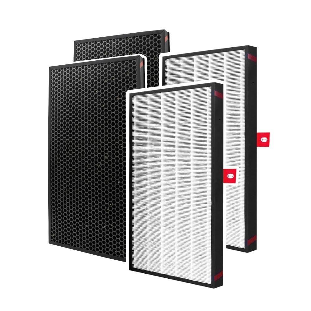 Honeywell KJ810G93WTW 適用 HEPA 濾網套裝，包含 HiSiv 濾網 (KJ810G93CFTW) 一盒及 HEPA 顆粒物濾網 (KJ810G93HFTW) 一盒。中國原產新品，高效過濾 PM2.5 及空氣汙染物，無保固 (僅新品瑕疵保障)，適合 Honeywell 空氣清淨機維護，提升室內空氣品質。