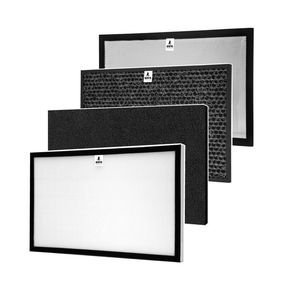 【Mitewithmom 著媽】適用 Opure 臻淨 阿肥機 A2 A3 A4 空氣清淨機 集塵HEPA除臭顆粒碳 濾網 蟎著媽