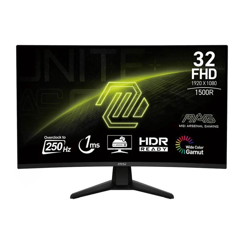 【MSI 微星】MAG 32C6X 電競顯示器 (31.5吋VA/ 1500R曲面屏/ 250Hz/ 1ms/ AI VIsion)