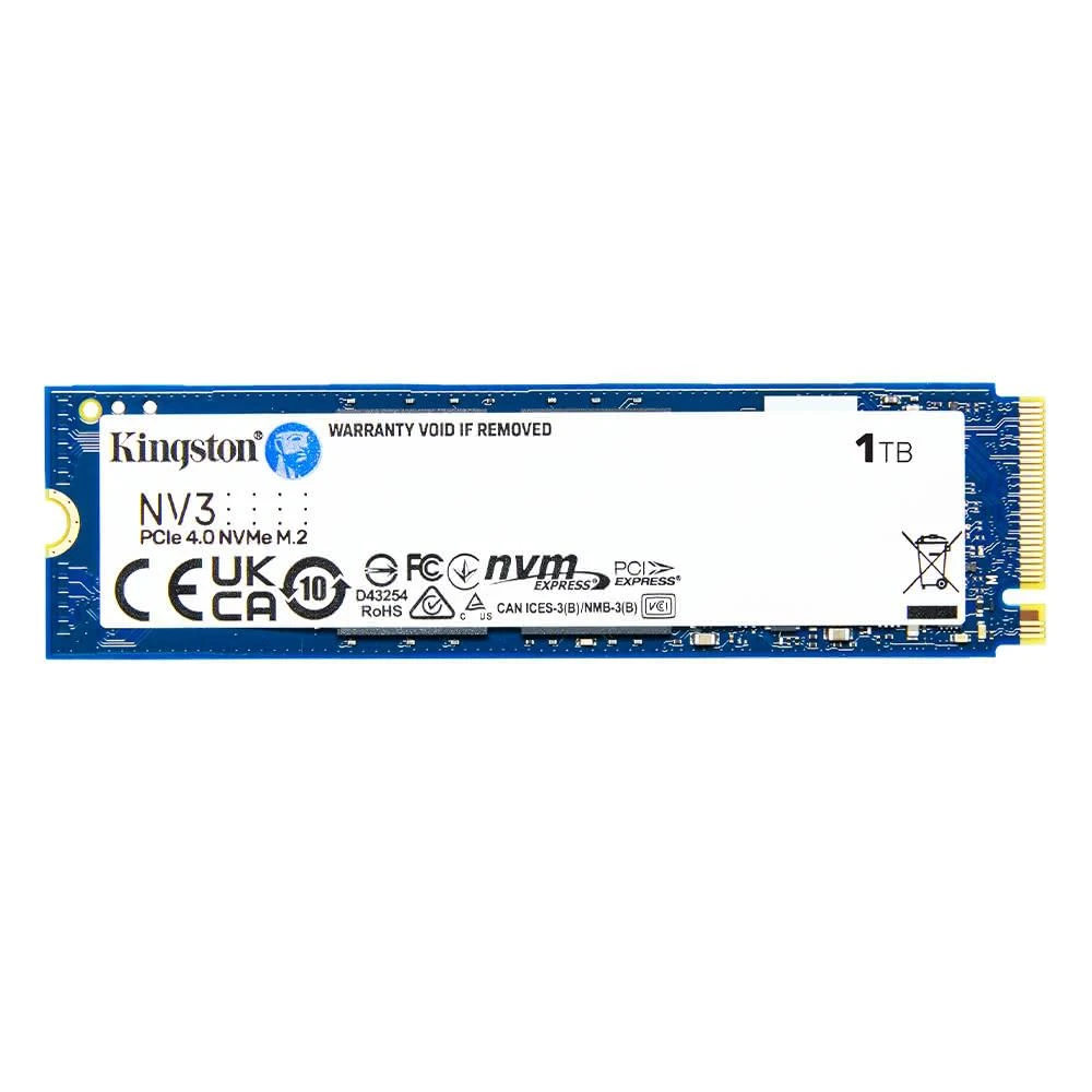 【Kingston 金士頓】NV3 1TB Gen4 PCIe SSD 固態硬碟