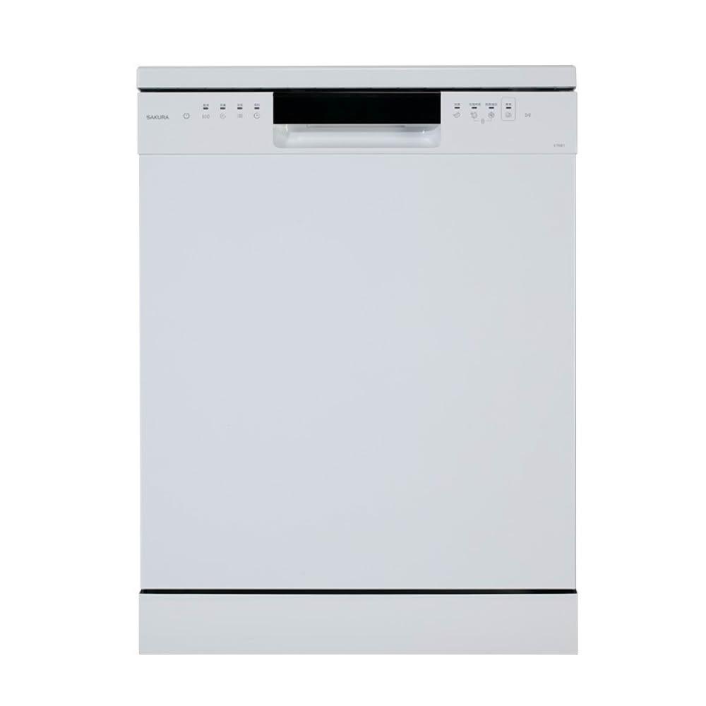 【SAKURA 櫻花】E7881 獨立式熱風烘乾洗碗機 (僅配送)｜嵌入式｜獨立式｜16人份｜9段洗程｜熱風循環｜需自備門板