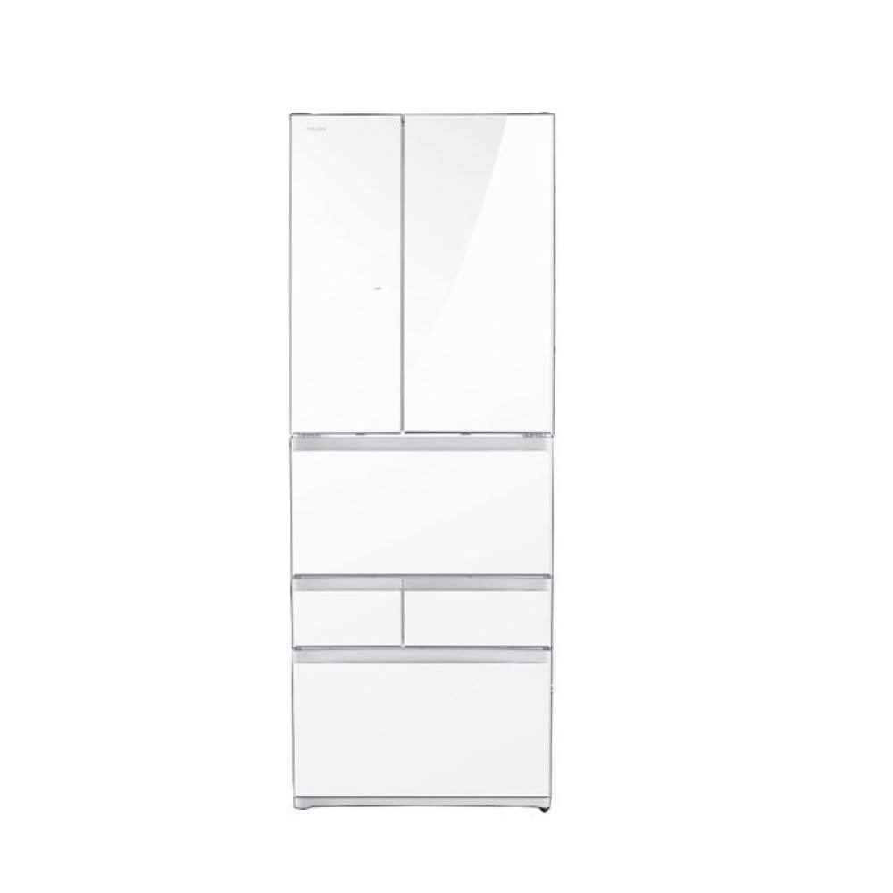 【TOSHIBA 東芝】GR-ZP600TFW(B5) 601公升 極光鏡面六門變頻冰箱 鏡面白