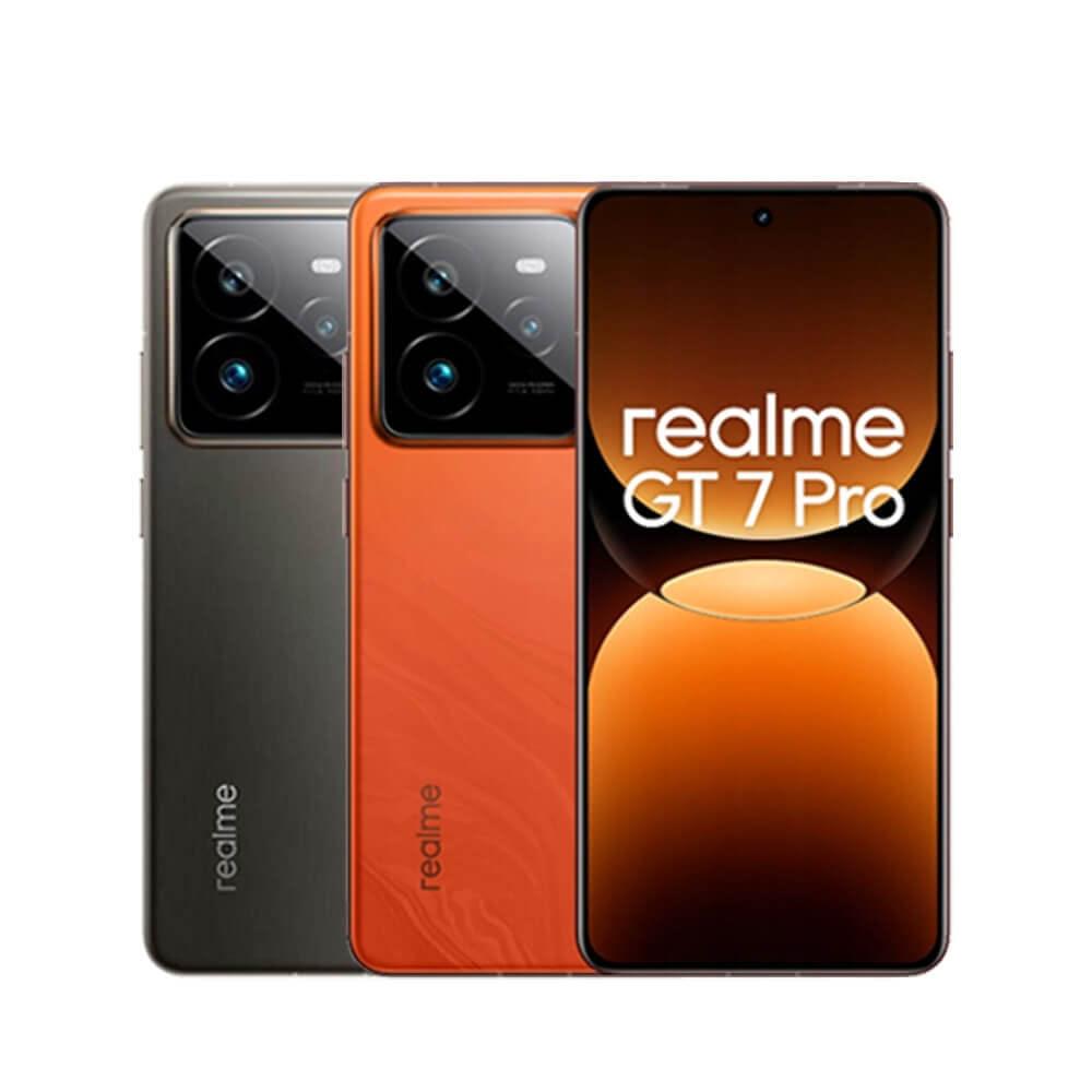 realme真我 GT 7 Pro realme 真我 GT 7 Pro 旗艦智慧手機,搭載高通8系列處理器與12GB RAM,512GB大容量儲存,適合高效多工。6.78吋穿孔屏解析度高達3000萬畫素以上,支援夜拍功能與AI辨識。6000mAh以上電池搭配120W快充,續航無憂。支援5G+5G雙卡雙待、NFC、生活防水,灰色/橘色選擇全新品,2025年上市。配件齊全含120W充電器、手機殼、保護貼。1年保固,臺灣客服專線(02)2256-5658,官網:https://www.realme.com/tw/。