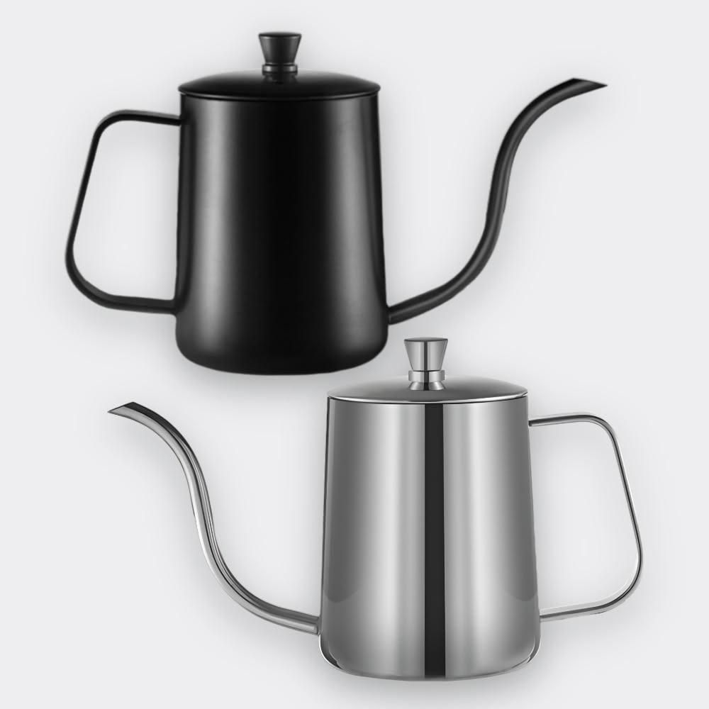 【YUANREN 原人購物】細口手沖壺 304不鏽鋼 手沖壺 掛耳 手沖咖啡壺 咖啡壺 細口壺 入門款 350ML 