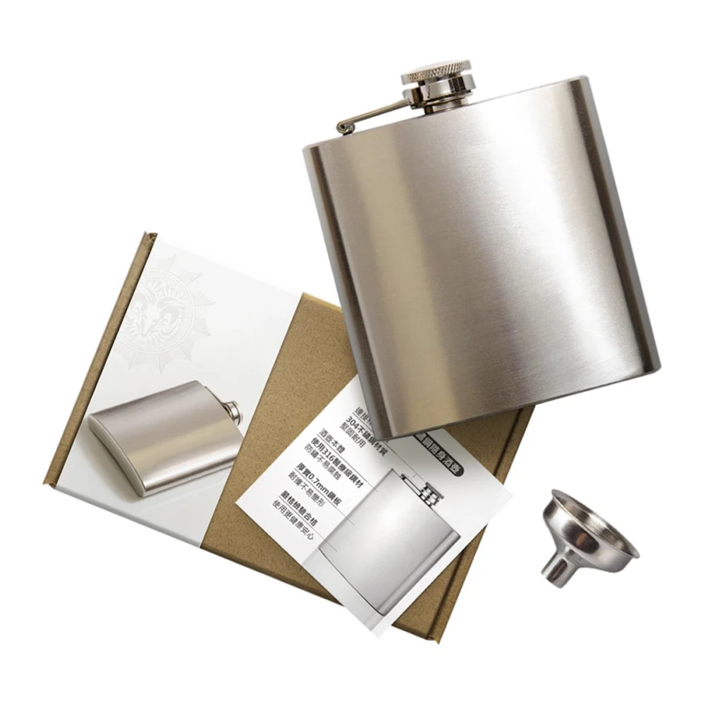 304/316不鏽鋼酒壺 腰壺 水壺 酒瓶 隨身小酒壺 加厚不鏽鋼壺 烈酒壺 扁酒瓶 露營酒杯 登山