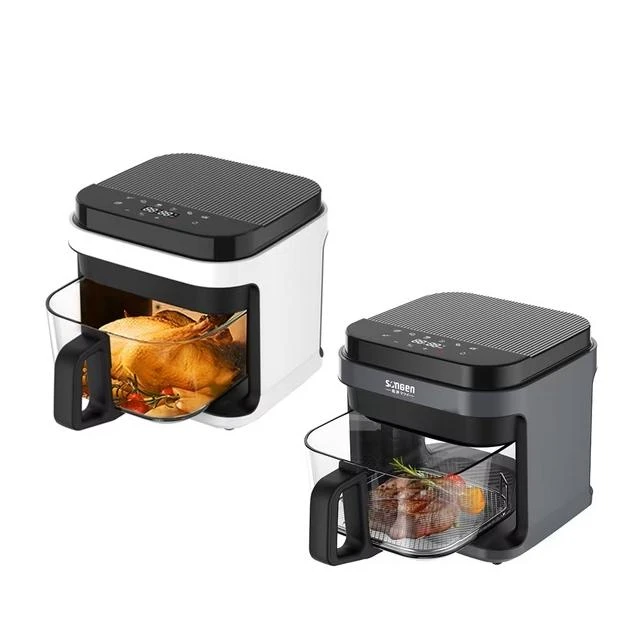 【SONGEN 松井】SG-421GAF  3D熱旋5.5L晶鑽玻璃氣炸鍋