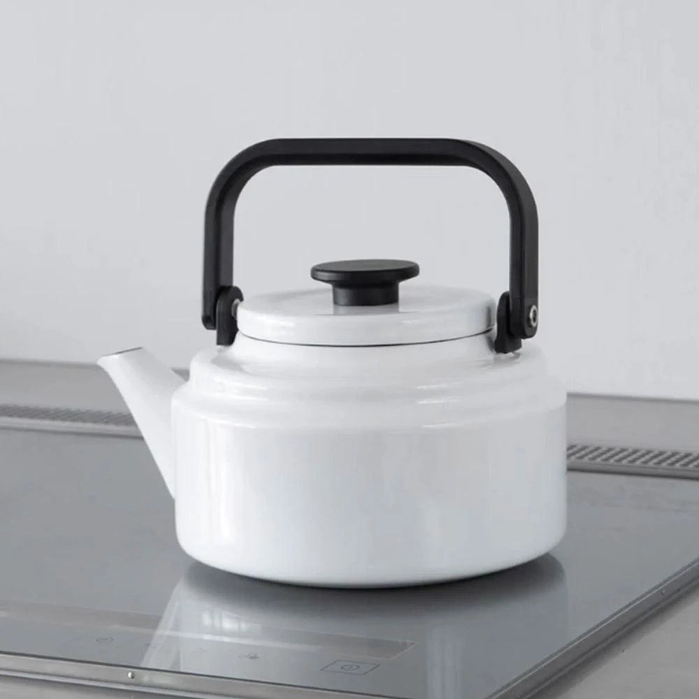 【日本 野田琺瑯】 AMU 琺瑯煮水壺 煮茶壺 2000ml