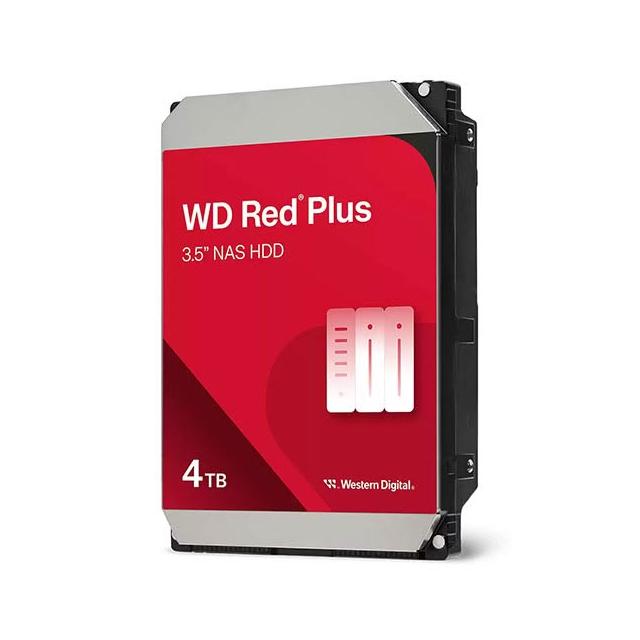 【Western Digital】4TB WD40EFZZ 紅標 Plus NAS專用硬碟