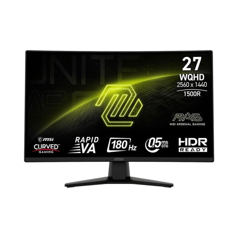 【MSI 微星】MAG 274CQF 曲面電競螢幕 27型/VA/180Hz/0.5ms/2K