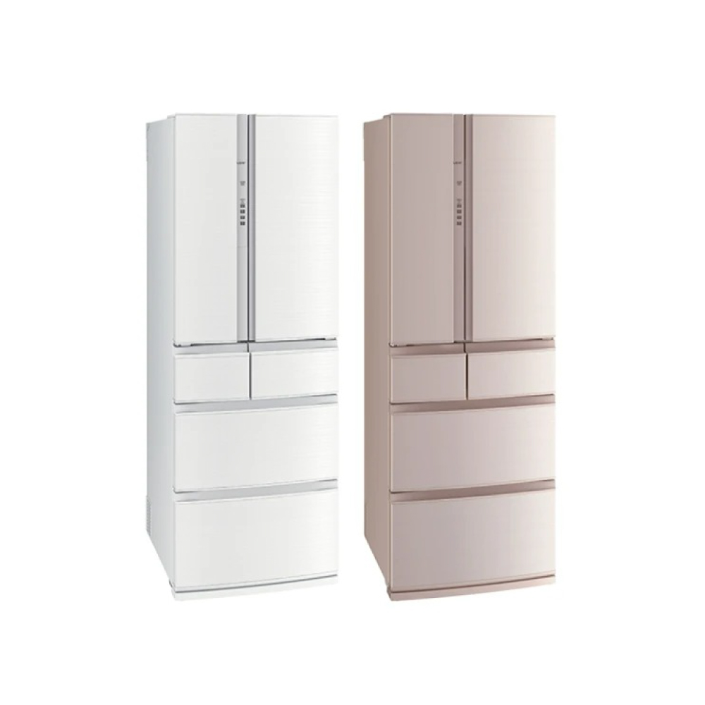 【MITSUBISHI 三菱電機】513(L) 1級變頻6門電冰箱 MR-RX51E 絹絲白/絹絲杏 日本製/送基本安裝【贈2合1冷暖扇】