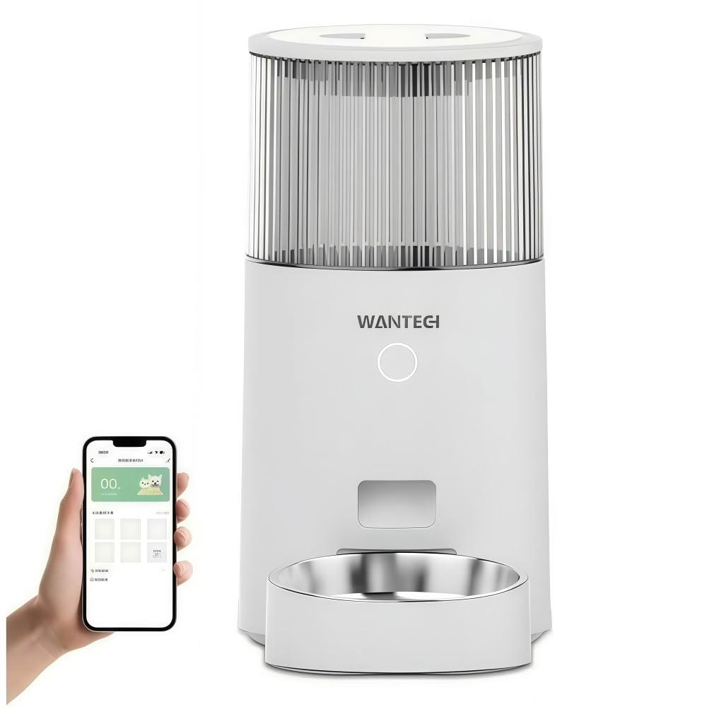 Wantech Pos 【WANTECH】2.5L 自動餵食器 寵物餵食器 貓咪狗狗餵食器 APP遠程操控 定時定量 不卡糧